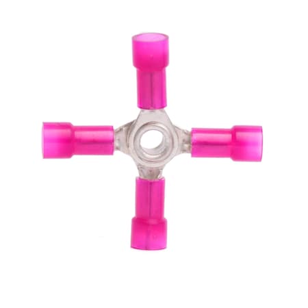 Hillsdale Terminal Wire Connector, 18 AWG Max, Nylon Insulation, 250 PK 50430N